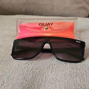 Quay Black Sunglasses with Case
